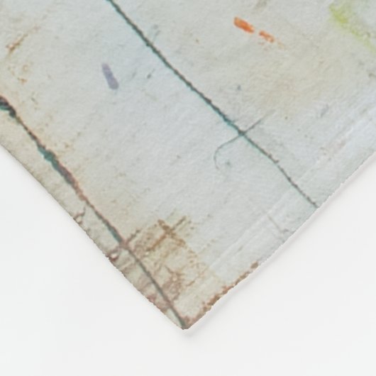 Abstracte rechthoeken fleece deken (Hoek)