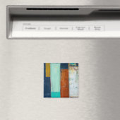 Abstracte rechthoeken magneet (Insitu (Vaatwasser))