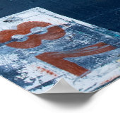 Abstracte rechthoeken poster (Hoek)