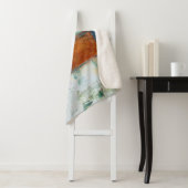 Abstracte rechthoeken sherpa deken (In situ)