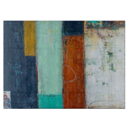 Abstracte rechthoeken snijplank (Voorkant)