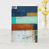 Abstracte rechthoekig kaart (Gele Bloem)