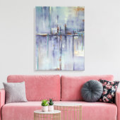 Abstracte reflectie canvas afdruk (Insitu (Woonkamer))