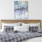 Abstracte reflectie canvas afdruk (Insitu (Slaapkamer))