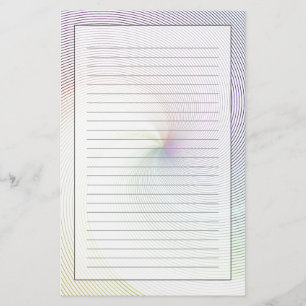 Abstracte regels 8 briefpapier