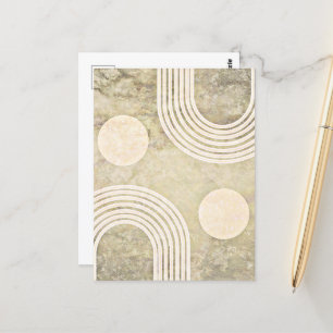 Abstracte Regenboog, Boheemse kunst, Briefkaart