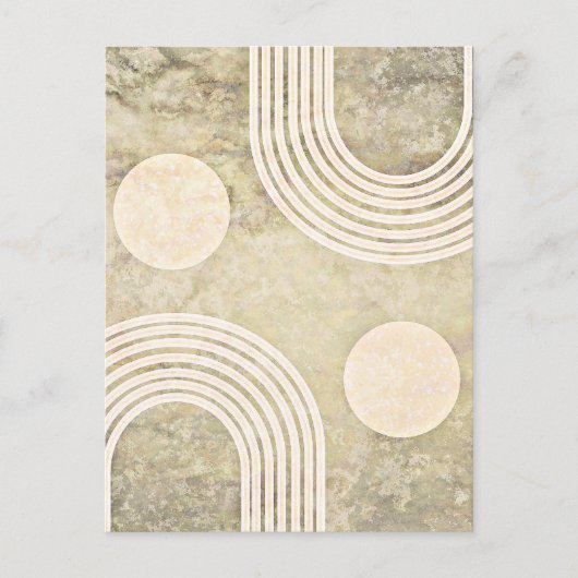 Abstracte Regenboog, Boheemse kunst, Briefkaart (Voorkant)