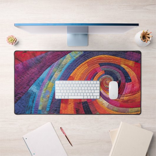 Abstracte regenboog bureaumat (Kantoor 1)