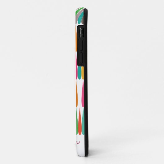 Abstracte regenboog druppels patroon Aangepaste na Case-Mate iPhone Case (Achterkant/links)