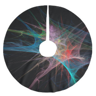 Abstracte Regenboog Ijs Kunst Kerstboom Rok