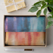 Abstracte Regenboog Kleuren Horizon Art Decoupage Tissuepapier (Geschenk)