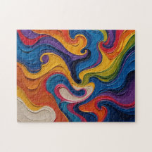 Abstracte Regenboog Kunst