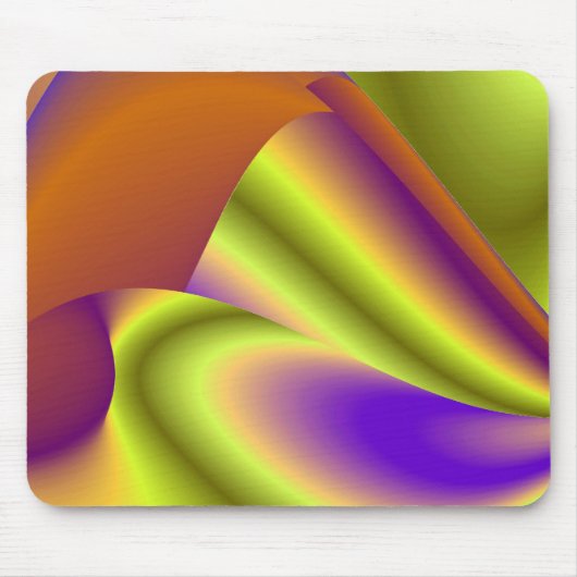 Abstracte regenboog muismat (Voorkant)