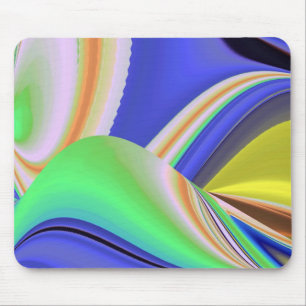 Abstracte regenboog muismat