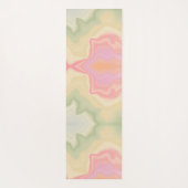 Abstracte Regenboog Pastel Modern Yogamat (Achterkant)