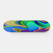 Abstracte regenboog skateboard (Horizontaal)
