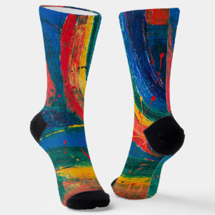 Abstracte Regenboog Sokken