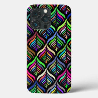 Abstracte regenboog voor vouwkleuren iPhone 13 pro hoesje