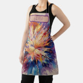 Abstracte regenboogbarst van kleur schort (Insitu)