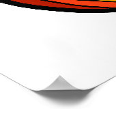 Abstracte regenboogbloem poster (Hoek)