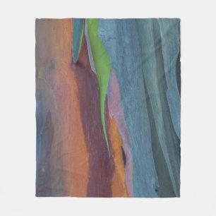 Abstracte Regenbooggomboom Fleece Deken