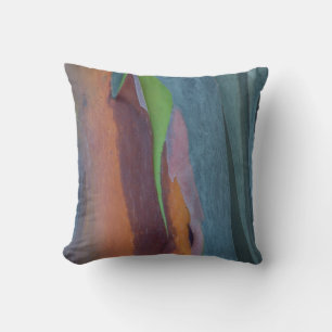 Abstracte Regenbooggomboom Kussen