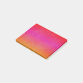 Abstracte regenbooggradiënt post-it® notes (Schuin)