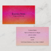 Abstracte regenbooggradiënt visitekaartje (Voorkant / Achterkant)