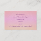 Abstracte regenbooggradiënt visitekaartje (Achterkant)