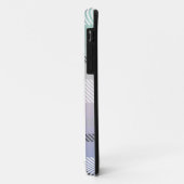 Abstracte regenbooggradiëntplaid Case-Mate iPhone case (Achterkant/links)