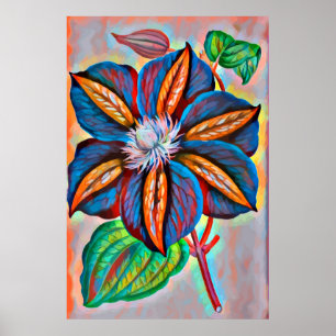 abstracte regenboogkleur Verlangzamer Originele Di Poster
