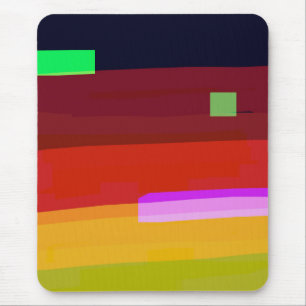 Abstracte regenboogkunst muismat