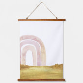 Abstracte regenbooglandschappen hangend wandkleed (Voorkant 2)