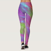 Abstracte regenboogLeggings Leggings (Achterkant)