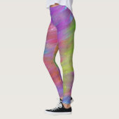 Abstracte regenboogLeggings Leggings (Links)