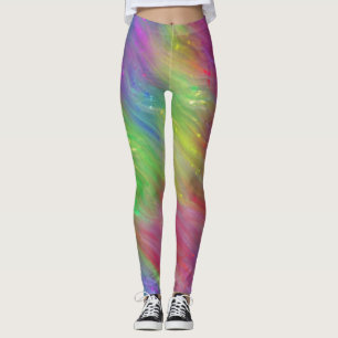 Abstracte regenboogLeggings Leggings