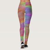 Abstracte regenboogLeggings Leggings (Achterkant)