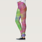 Abstracte regenboogLeggings Leggings (Links)