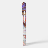 Abstracte regenboogpalmboom op Isla Saona Caribbea Case-Mate iPhone Case (Achterkant / Links)
