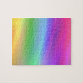 Abstracte regenboogpuzzel legpuzzel (Horizontaal)