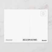 Abstracte regenboogstrepen moderne briefkaart (Achterkant)