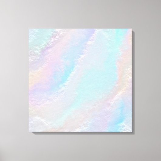 Abstracte Regenboogstructuur Canvas Afdruk (Voorkant)