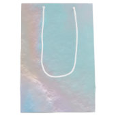 Abstracte Regenboogstructuur Medium Cadeauzakje (Achterkant)