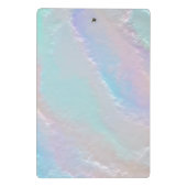 Abstracte Regenboogstructuur Mini Klembord (Achterkant)