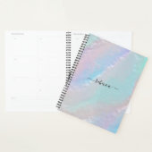 Abstracte regenboogtextuur planner (Display)