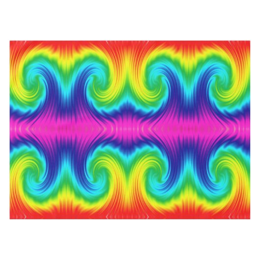 abstracte regenboogtextuur tafelkleed (Voorkant (Horizontaal))