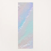 Abstracte regenboogtextuur yogamat (Voorkant)
