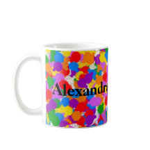 Abstracte regenboogverfplaat