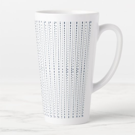 Abstracte regendruppels latte mok (Rechts)