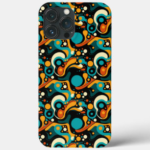Abstracte retro funk iPhone 13 pro max hoesje